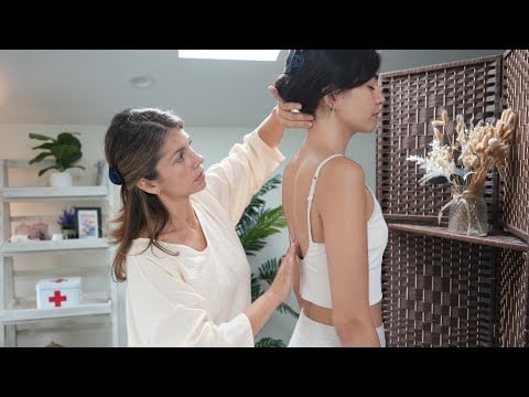 ASMR Full Body Chiropractic Adjustment, Spine Realignment, Mobility Head, Neck, Shoulders | Roleplay