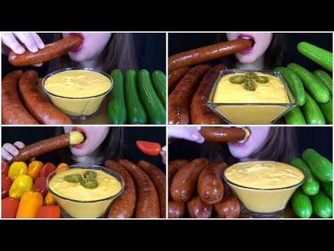 THE BEST SAUSAGE ASMR COMPILATION EVER! - EXTREMELY SATISFYING Eating Sounds!