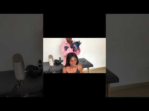 Asmr tickling armpit shaving and massage for sleep and relaxation