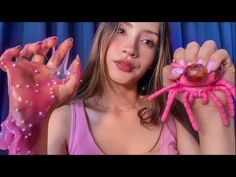 ♡ ASMR SUSURROS Te duermo con Sonidos ROSADOS 🎀 | ASMR en ESPAÑOL