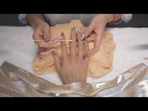 ASMR Shady Nail Salon 💅 Gentle Whisper Roleplay: Nail Bed Cleaning & Caren #ASMR #SleepAid