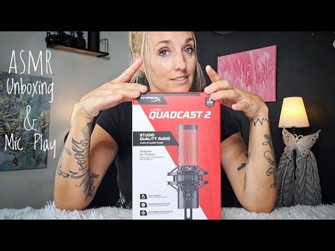 ASMR | New Mic Unboxing | Mic Play | Yummy asmr Sounds