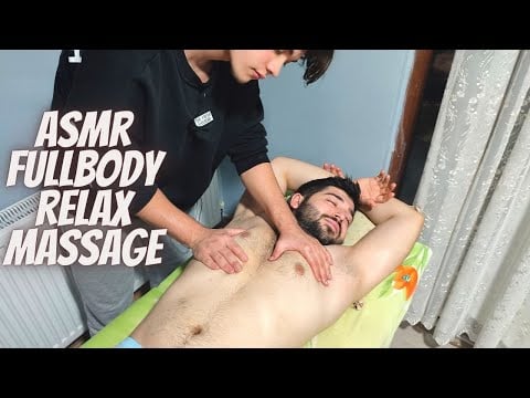 ASMR TURKISH MASTER FULLBODY RELAXING MASSAGE - ASMR chest,neck,back,leg,abdominal,shoulder massage