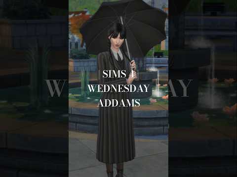 SIMS 4 | WEDNESDAY ADDAMS #sims4 #wednesday #addamsfamily #sims4createasim