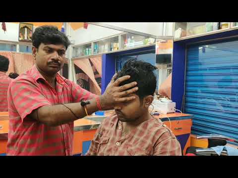 Powerful head and body massage therapy with neck cracking and Spine Cracking ASMR