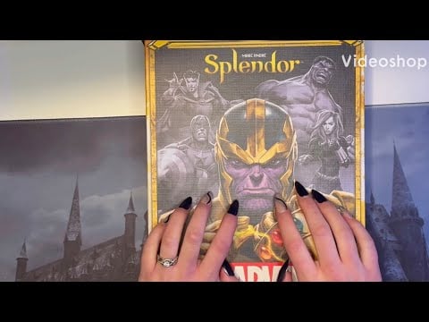 ASMR | Over Explaining My Favorite Board Game (tapping and game sounds) 