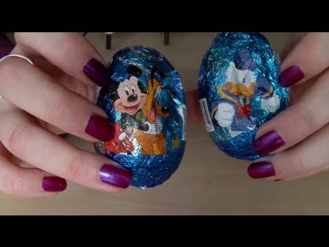 ASMR/Whisper. Disney Surprise Eggs