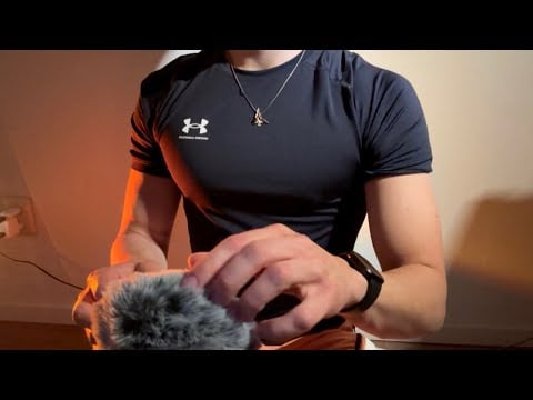 ASMR Giving You a Brain Massage | mouth sounds, fluffy mic brushing