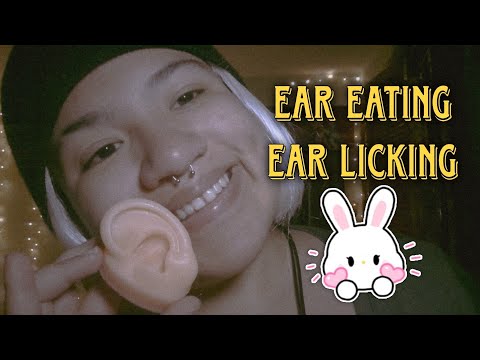 Asmr Español ♡ Ear Eating, Ear Licking 👂 (comiendo y lamiendo tus orejitas)