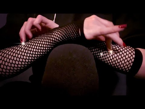 3 HOUR ASMR ✨ Fishnet Mesh Gloves Fabric Scratching & Rubbing⚡️ Hand Sounds and Movements ✨