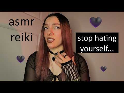 POV Goth girl bullies you into loving yourself | ASMR Reiki