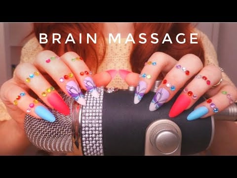 ASMR BRAIN MASSAGE 🔥 Mic Scratching, Ear Cleaning, Crunchy Sounds, Crinckle Sounds, Stichy Sounds
