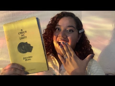 ASMR uma LEITURA com VOZ SUAVE 💕😍