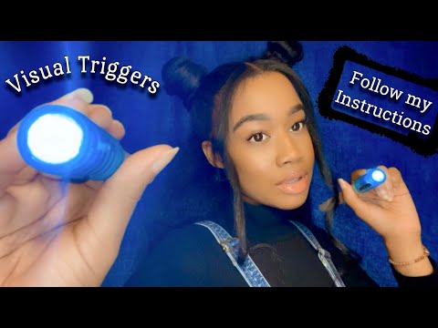 [ASMR] Follow My Specific Instructions For Sleep(Visual ASMR)(Light Triggers)