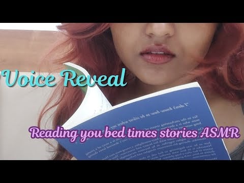 VOICE REVEAL Reading you bed time stories #asmr #lofiasmr #tingles #talking #relax #sleep #reveal 