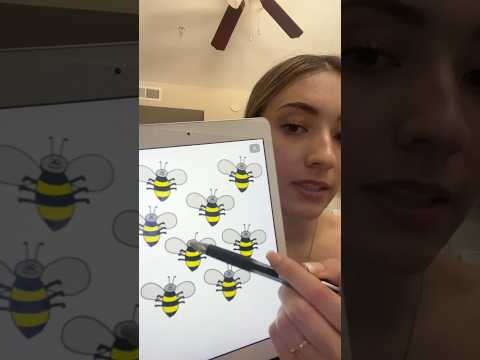 ASMR spot the odd one out 🐝🐝💛🐝