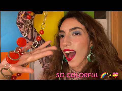 ASMR Colorful Collection 🌈 Tapping, Scratching & Tracing Sounds