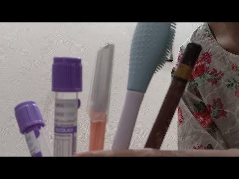 ASMR touching your face with random objects | lofi asmr | actual camera touching | Asmr IA 