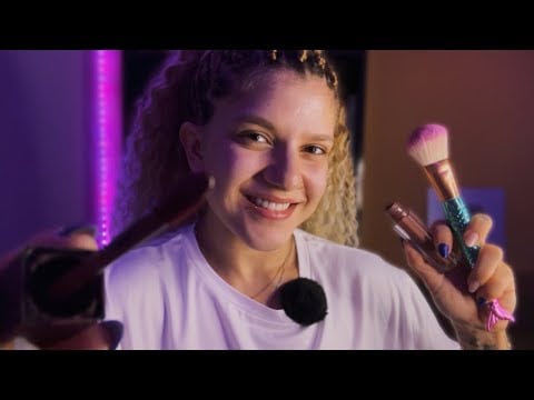 ASMR MAQUIANDO VOCÊ NOIVA 👰