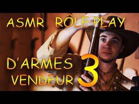 ASMR FR : Rôle Play vendeur d'arme Médiévale #3  ⚔  asmr français asmr role play jeux de role