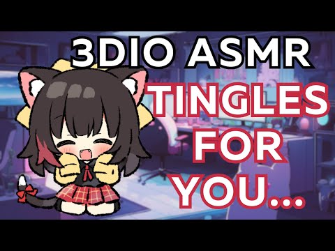 asmr stream #43 🌸 (3DIO - tingly relaxation for you!~)