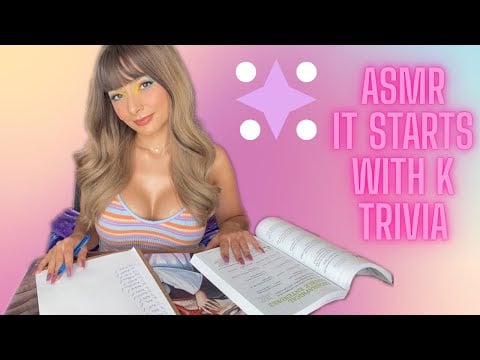 ASMR It Starts With K Trivia (Soft Spoken)