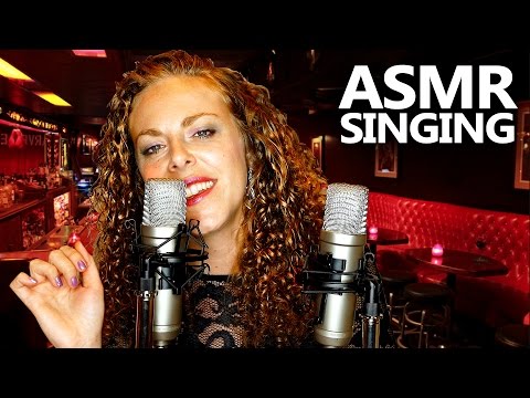 ♪ Relaxing ASMR Singing ♪ Ear to Ear Lullaby, Slow Hand Movements for Sleep, Gentle Binaural Jazz