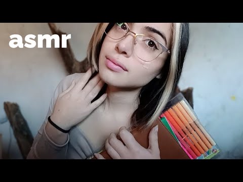 asmr Te MAQUILLO con FIBRONES 🖊️💦