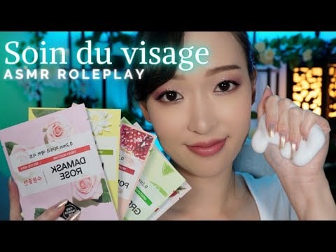 ASMR 🧖🏻‍♀️ SOIN DU VISAGE | Bienvenue dans mon institut de beauté 100% douceur ! 🌱 (roleplay SPA)