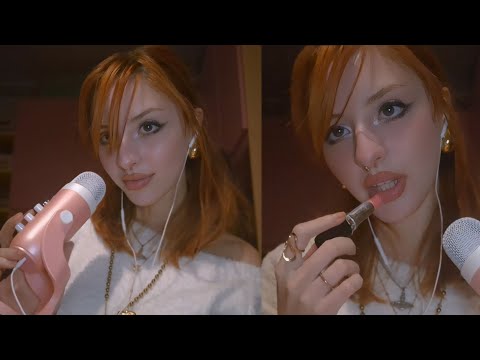 ASMR Up Close Unintelligible Whispering, Mouth Sounds & Kisses For Sleep And Relaxation 💤💆‍♀️