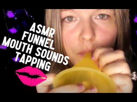 ASMR | INTENSE Fast Funnel Mouth Sounds 💦👂 W/ Tapping. (No Talking)