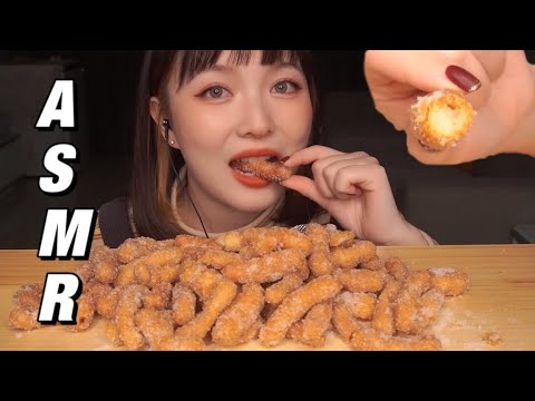 【ASMR】SNACK MUKBANG EATING SOUNDS | 过年小吃江米条 咀嚼音 | 酱酱的治愈屋