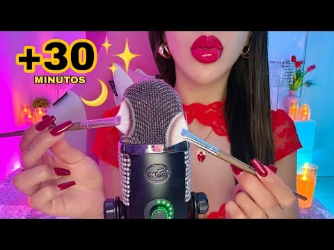 ASMR +30 MINUTOS DE RELAJACIÓN EXTR3MA✨🌙