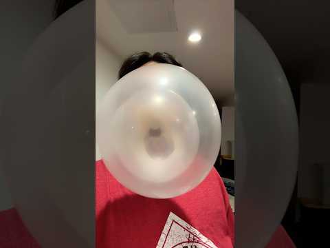 BUBBLE ASMR | blowing DOUBLE bubble gum chewing sounds #asmr #bubblegum