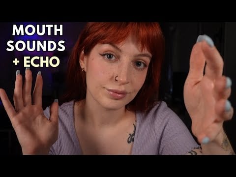 ASMR Mouth Sounds con Eco y Visuales Hipnóticos para Dormir