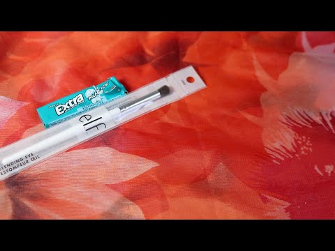 ELF MAKEUP BRUSH ASMR CHEWING GUM SOUNDS