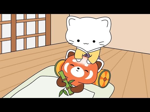 Traditional Korean spa | ASMR animation