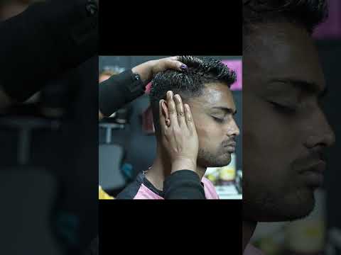 Ear On Fire ASMR | Barber Girl Chaitali Doing Awesome Ear Massage With Fire ASMR | #shorts