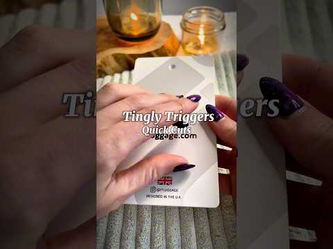 Tingly Triggers For The Weekend 😊 #asmrshorts #tappingasmr