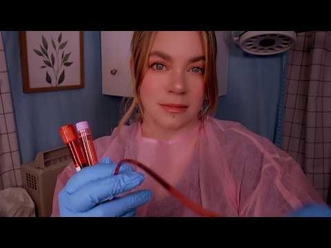 ASMR Donating Blood for the Blood Bank | Medical Roleplay