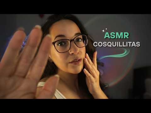 ASMR Te hago cosquillitas por tu cara para ayudarte a dormir 😴