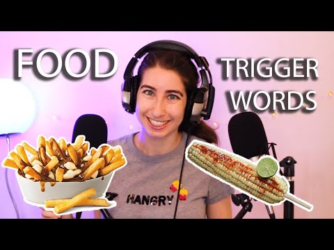 ASMR Trigger Words - Food From Around The World