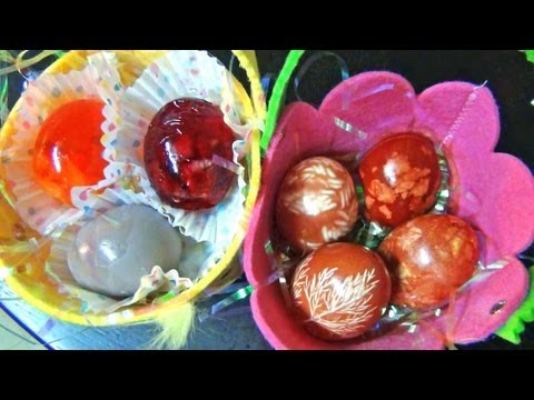 ∘ Easter Jello Eggs and Eggs with prints ∘ soft spoken ASMR