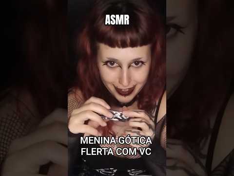 MENINA GÓTICA FLERTA COM VOCÊ NA ESCOLA! pt.2 🖤 #asmr #asmrsounds