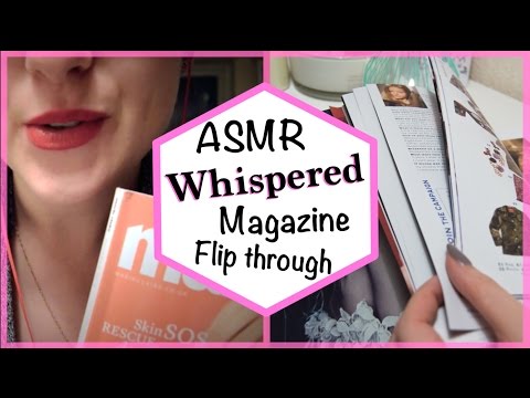 ASMR Magazine Page Flipping & Ramble | Whispered (Part 1/2)