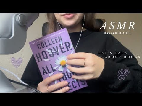 ASMR Tingly Book Haul + Review