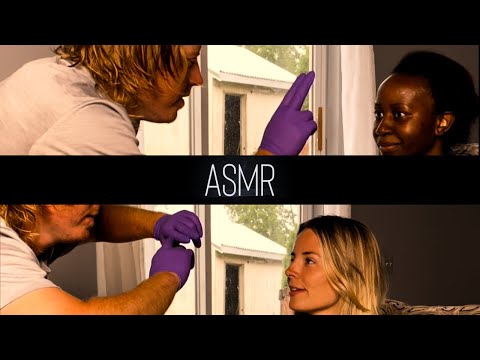 Fast ASMR Cranial Nerve Exam On Patient (3rd Person Perspective)