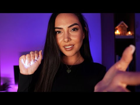 Relaxing Hand Movements| Slow Visual Triggers | ASMR For Sleep | Spiral, JellyFish, Plucking..