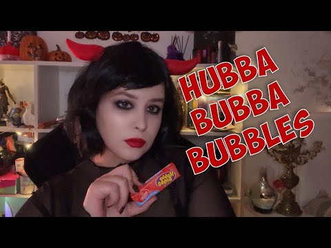 Hubba Bubba Bubblegum chewing sounds ASMR