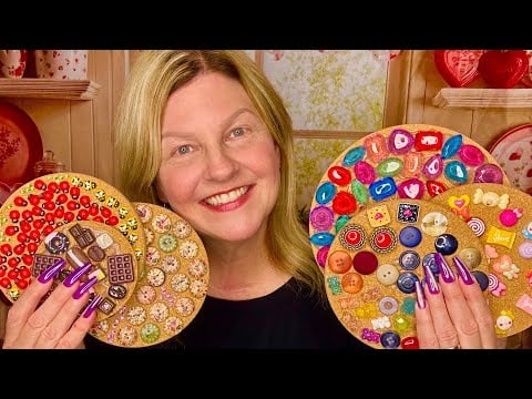 ASMR Homemade Trigger Boards | Chocolate, Sweets, Nature, Button, Trigger-Pizza